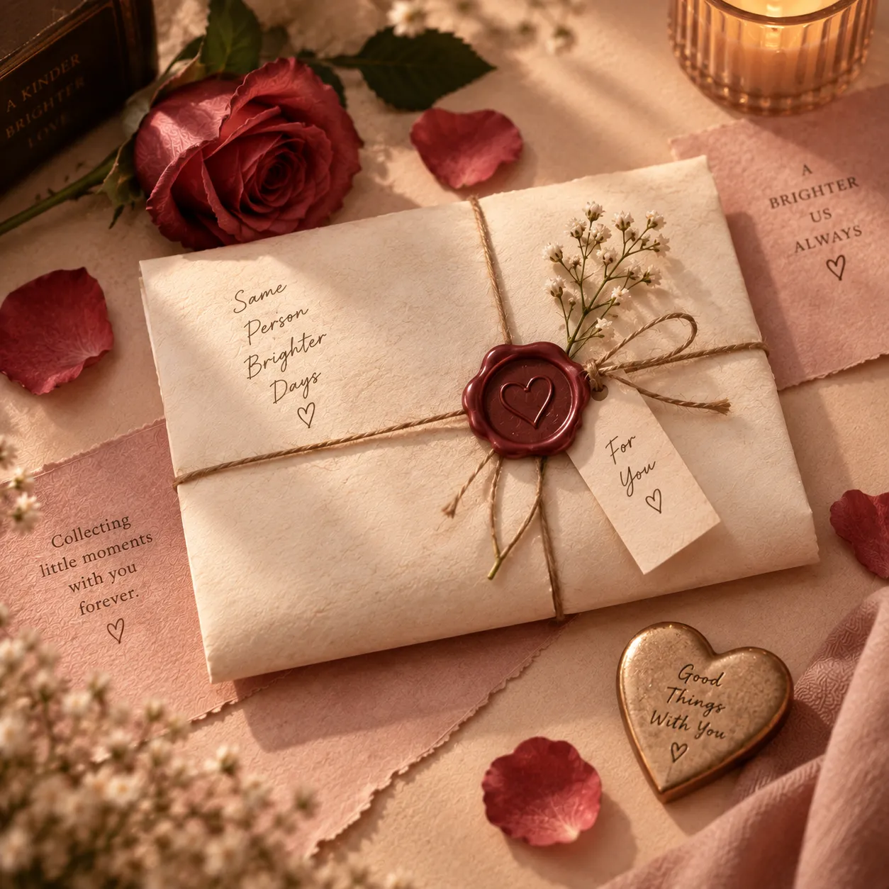 Romantic keepsake illustration